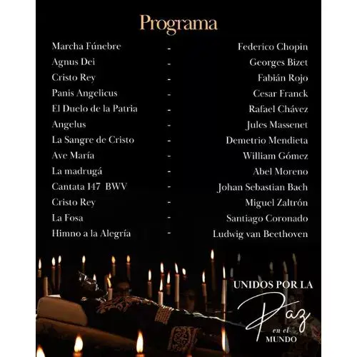 Concierto en honor al Cristo del Amor 2026 Ciudad Guatemala
