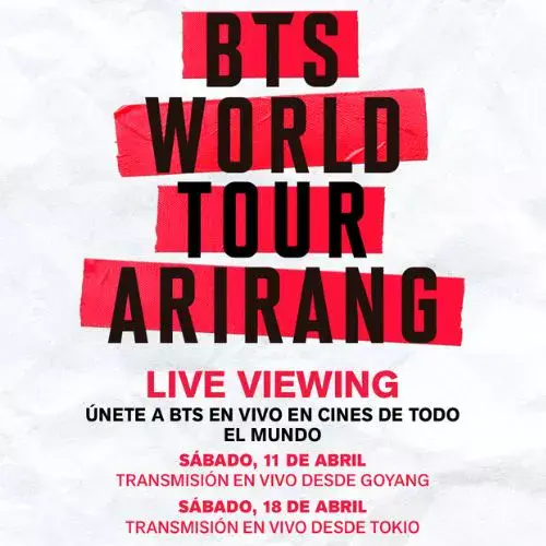 Conciertos BTS en cine