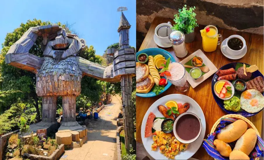 Eco Restaurante San Luis, el lugar con increíbles vistas en Antigua Guatemala
