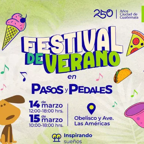 El Festival de Verano 2026 en Pasos y Pedales