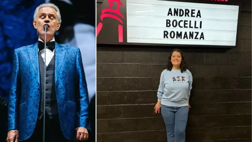 Guatemalteca cantó junto a Andrea Bocelli en concierto en Estados Unidos