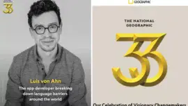 Guatemalteco Luis von Ahn destaca en National Geographic 33