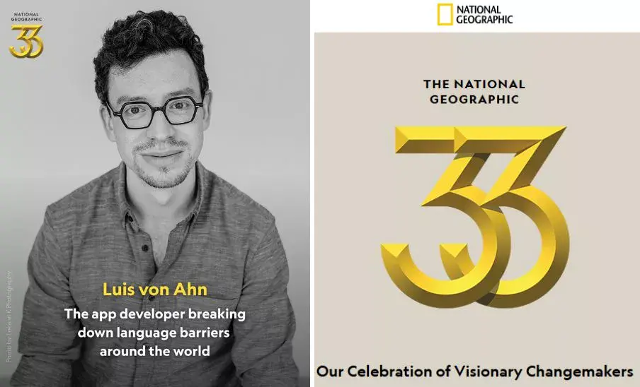 Guatemalteco Luis von Ahn destaca en National Geographic 33