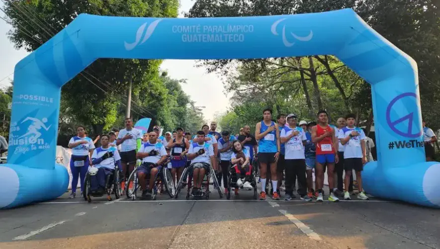 IV Carrera Paral&iacute;mpica WeThe15 en Ciudad de Guatemala