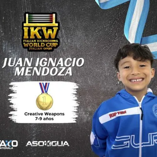 Juan Ignacio Mendoza ganó medalla de oro en Italia