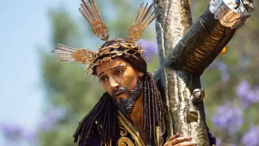 Lunes Santo 2026: procesi&oacute;n Jes&uacute;s Nazareno de las Tres Potencias en Ciudad de Guatemala