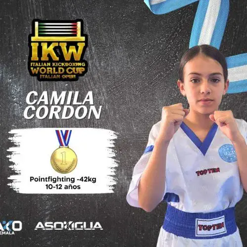 Medalla de oro de Camila Cordón en World Cup Italian 2026