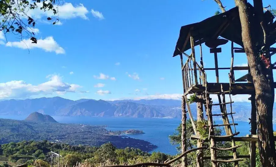 Parque Ecológico Iquitiú, un cerro con mirador en San Lucas Tolimán