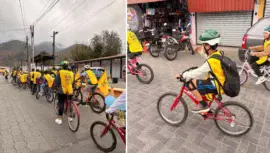 Primer BiciBus de Guatemala