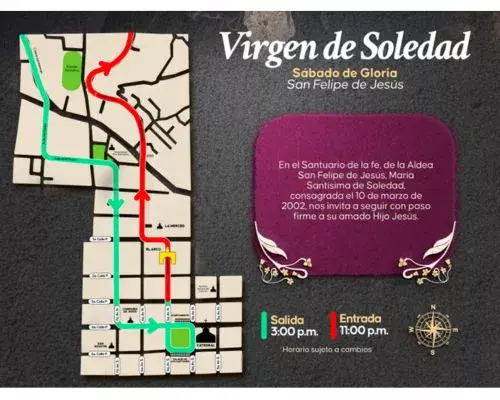 Procesión 4 de abril 2026, Virgen de Soledad San Felipe de Jesús Antigua Guatemala