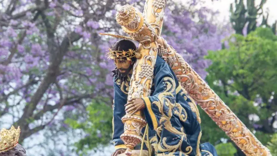 Procesión Jesús de la Caída en Antigua Guatemala 2026 Quinto Domingo de Cuaresma
