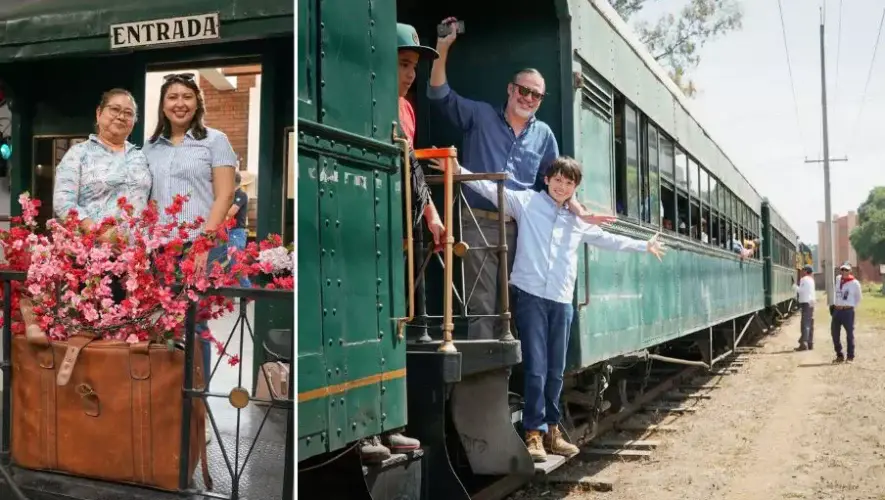 Recorridos del Museo del Ferrocarril con tem&aacute;tica de primavera en Ciudad de Guatemala