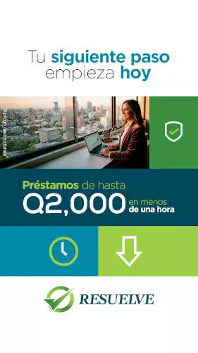 Resuelve, nueva empresa de soluciones financieras ofrece a los guatemaltecos préstamos de hasta Q2,000