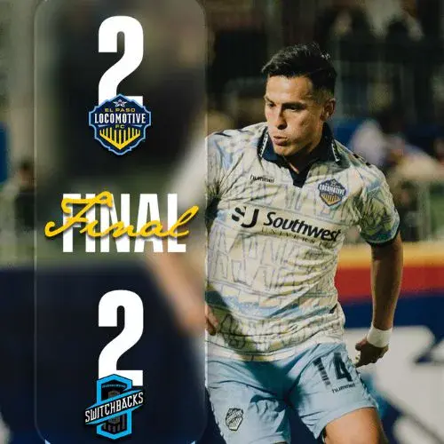 Rubio Rubin debutó con doblete en empate de El Paso Locomotive en la USL Championship 2026