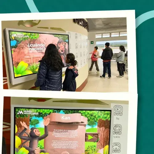 nahual maya en el Aeropuerto Internacional Mundo Maya en Petén