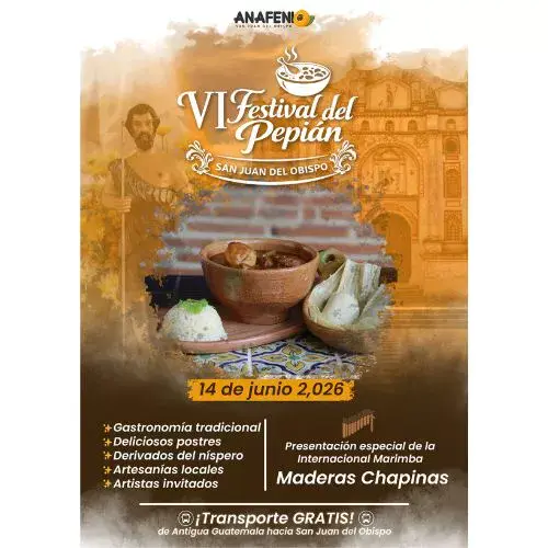 Asiste al Festival del Pepián en San Juan del Obispo 2026