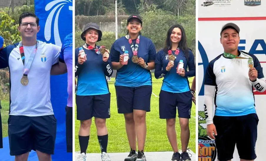 Guatemalan Archers Win 8 Medals in El Salvador and USA