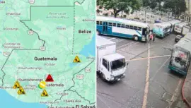 Bloqueos en Guatemala este 6 de abril 2026