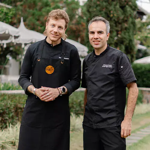 Chefs Gonzo Jiménez y Marcos Sáenz