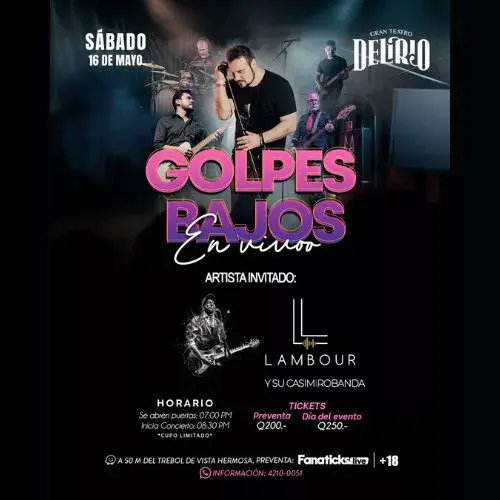 Concierto de Golpes Bajos