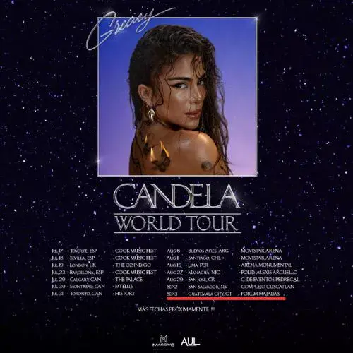 Concierto de Greeicy en Guatemala