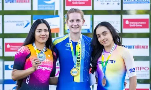 Dalia Soberanis ganó medallas en el Kriterium Internacional de Speed Skating 2026 Alemania