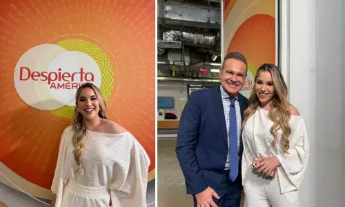 Guatemalteca Allisson Valdez en Despierta América en Univisión