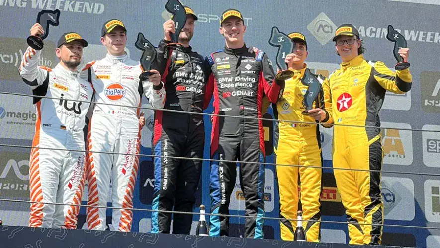 Ian Rodríguez ganó el tercer lugar del Campeonato Italiano Gran Turismo Sprint 2026