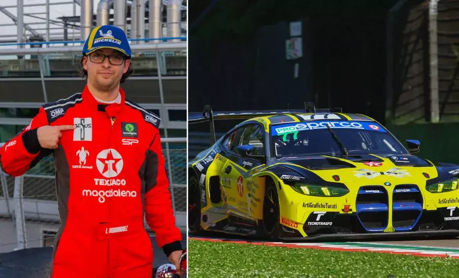 Ian Rodríguez terminó en el top 5 en la primera carrera del Campeonato Italiano Gran Turismo 2026