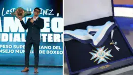 Lester Martínez recibió la Orden Presidencial de Guatemala