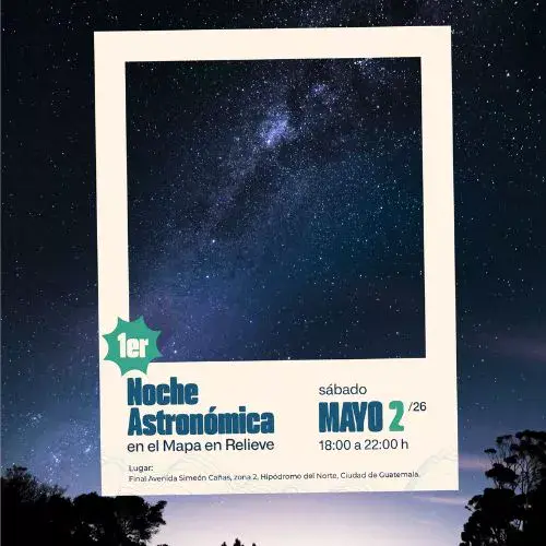Noche Astronómica en el Mapa en Relieve 2026