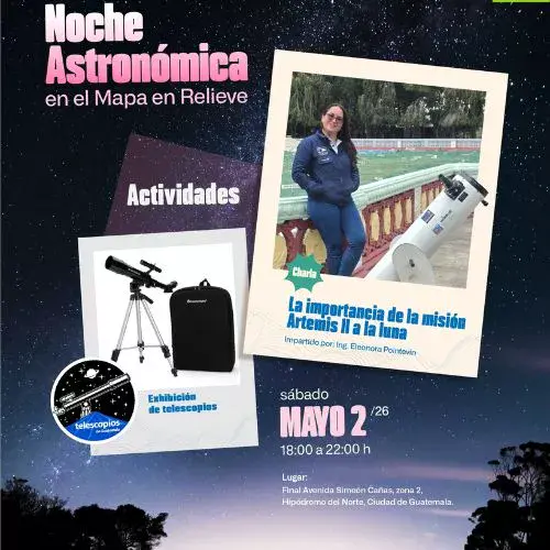 Noche Astronómica en el Mapa en Relieve 2026