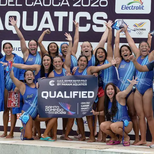 Polo acuático de Guatemala clasificatorio JCC 26 sele femenina