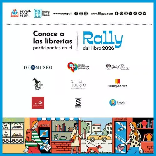 Rally del libro 2026 en Ciudad Guatemala y Antigua Guatemala