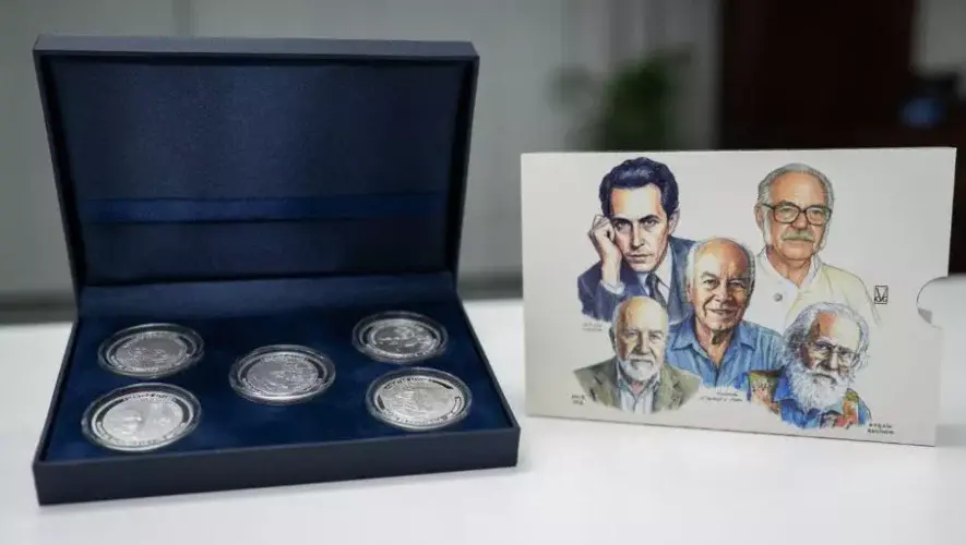 Serie de monedas conmemorativas de artistas guatemaltecos Banco de Guatemala