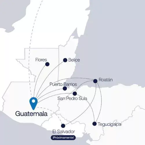 vuelo directo guatemala el salvador tagairlines 2026