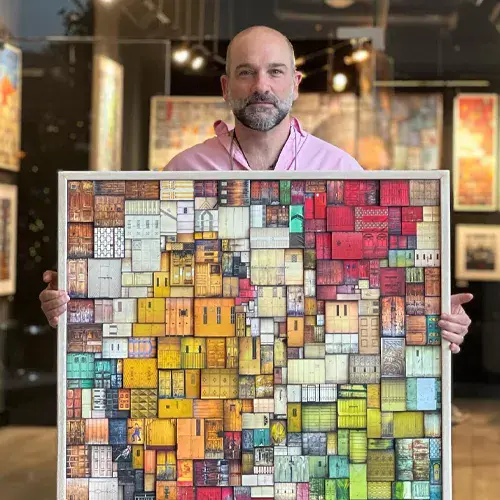 Alan Benchoam y su arte con puertas