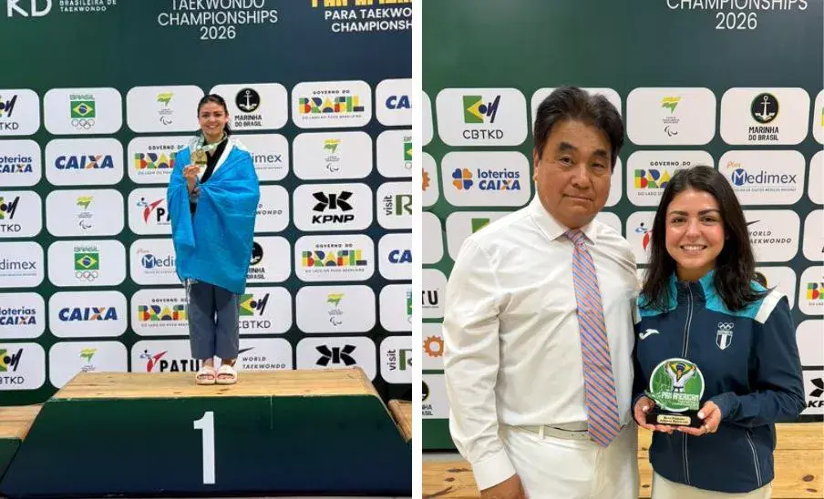 Alejandra Higueros ganó dos medallas en Brasil y fue reconocida como Mejor Atleta del Campeonato Panamericano