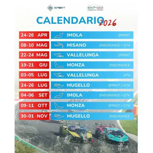 Calendario carreas guatemalteco Ian Rodríguez en Campeonato Gran Turismo 2026