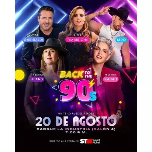 Concierto Back to the 90's en Guatemala