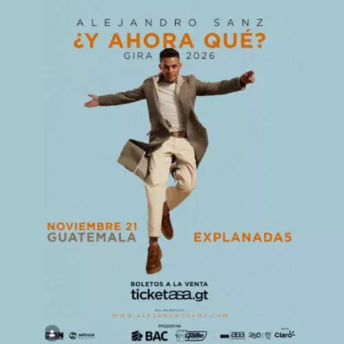 Concierto de Alejandro Sanz en Ciudad de Guatemala
