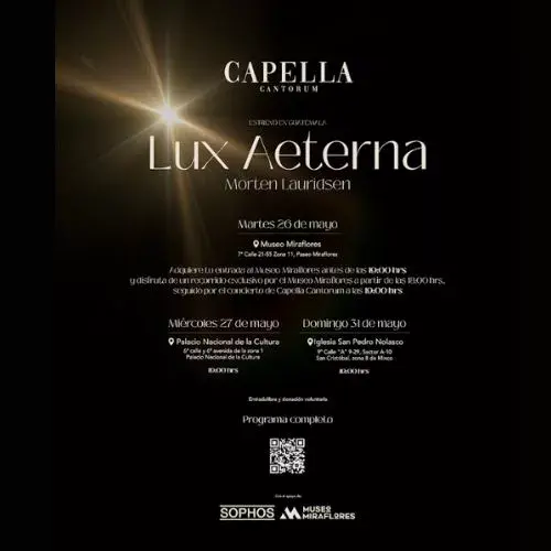 Conciertos de Capella Cantorum en Guatemala 2026