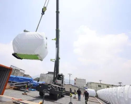 Construcción del Aerometro Guatemala avanza sistema electromecánico