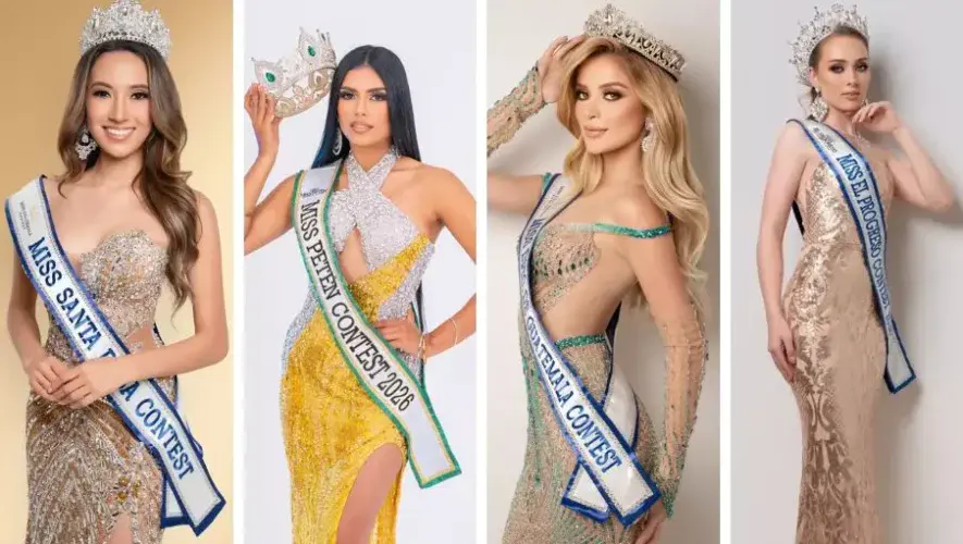 Ellas son las candidatas de Miss Guatemala Contest 2026