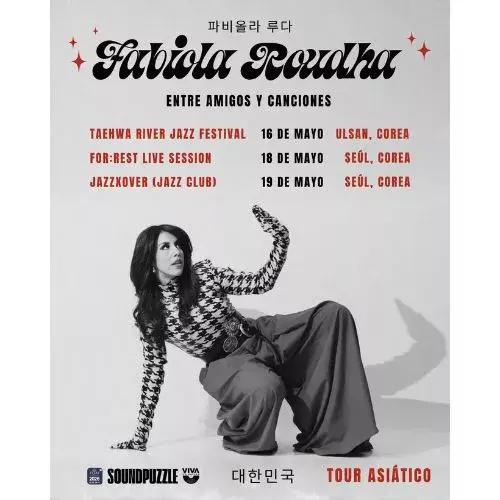 Fabiola Roudha realizará gira en Corea del Sur