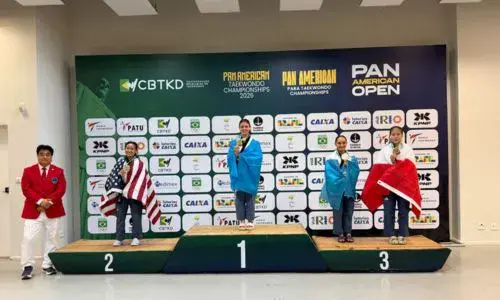 Guatemalteca Alejandra Higueros ganó dos medallas en Brasil y fue reconocida como Mejor Atleta del Campeonato Panamericano
