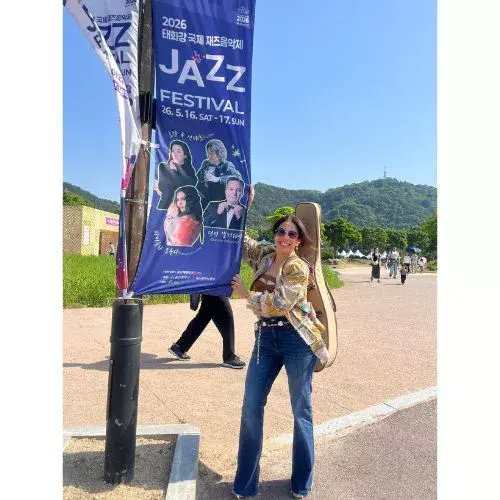 Fabiola Roudha destacó en la televisión de Corea del Sur