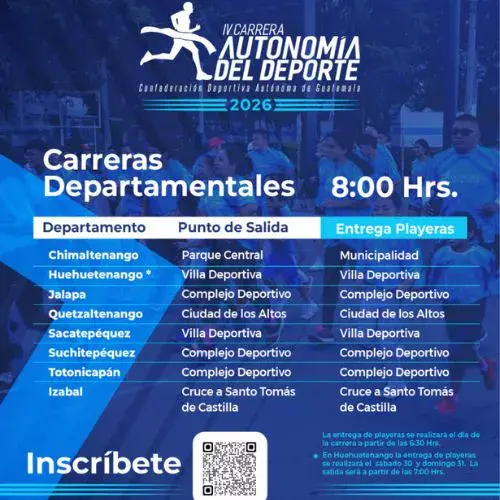 IV Carrera Autonomía del Deporte 2026