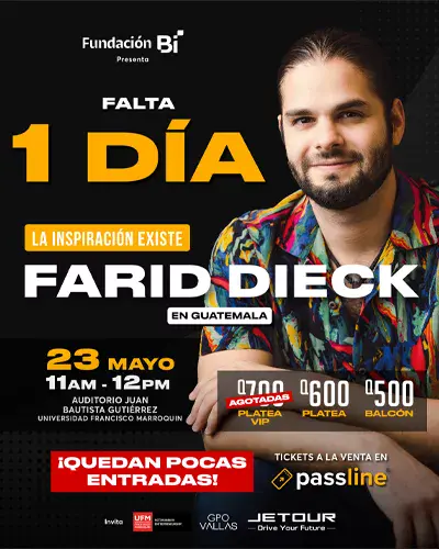 Conferencia de Farid Dieck en Guatemala