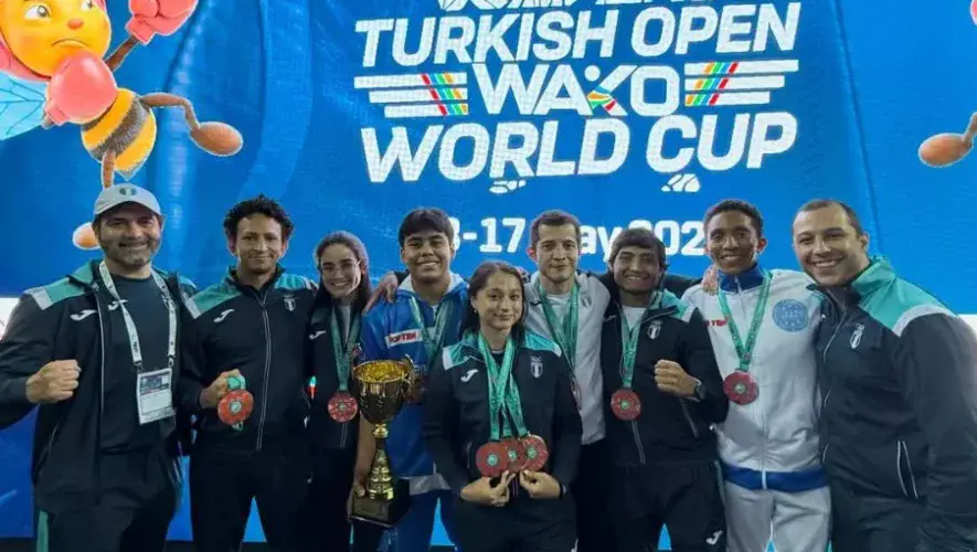 Kickboxing de Guatemala cerró la Turkish Open World Cup 2026 con 13 medallas